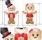 Christmas Inflatable Decoration, 5FT Set of 2 Blowup Welcome Gingerbread Man Couple, Adorable Xmas Inflatable Ginger Bread Man for Winter Holiday Garden Yard Lawn Outdoor Indoor Decor